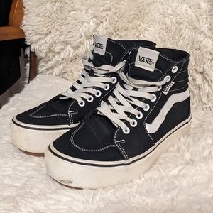 VANS Sk8-Hi Tapered Stackform Womens Shoes Black